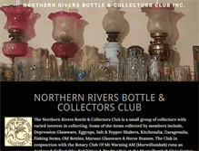 Tablet Screenshot of northernriverscollectorsclub.com